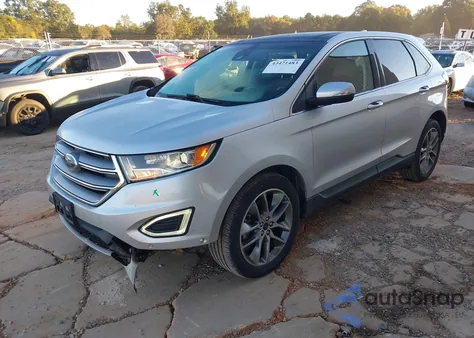 2016 Ford Edge Titanium из США, поврежденный, VIN 2FMPK4K94GBC33668